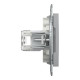 Розетка компьютерная Cat.6 UTP скрытая алюминий Schneider Electric Asfora