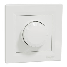 Диммер поворотный LED 3–370 Вт RC белый Schneider Electric Asfora