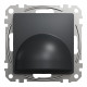 Розетка с кабелем чёрная Schneider Electric Sedna Design