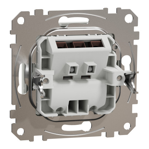 Розетка с кабелем белая Schneider Electric Sedna Design