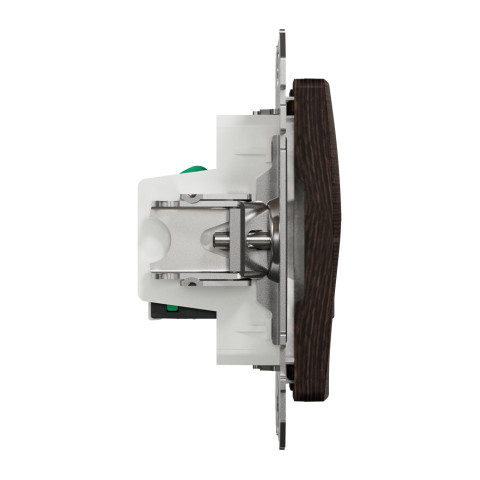 Розетка 2-местная компьютерная RJ-45 скрытая венге Schneider Electric Sedna Elements