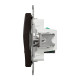 Розетка 2-местная компьютерная RJ-45 скрытая венге Schneider Electric Sedna Elements