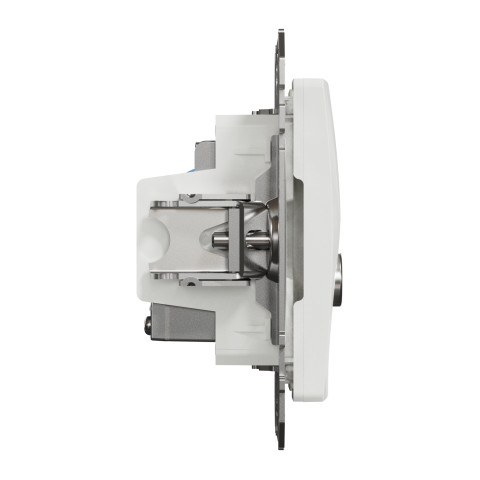 Розетка 1-местная компьютерная TV RJ-45 скрытая белая Schneider Electric Sedna Design