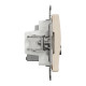 Розетка 1-местная компьютерная TV RJ-45 скрытая бежевая Schneider Electric Sedna Design