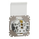 Розетка 1-местная с заземлением белая Schneider Electric Sedna Design