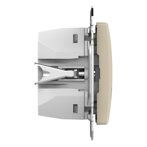 Розетка 1-местная с USB Type-A + Type-C 45 Вт 3А бежевая Schneider Electric Sedna Design