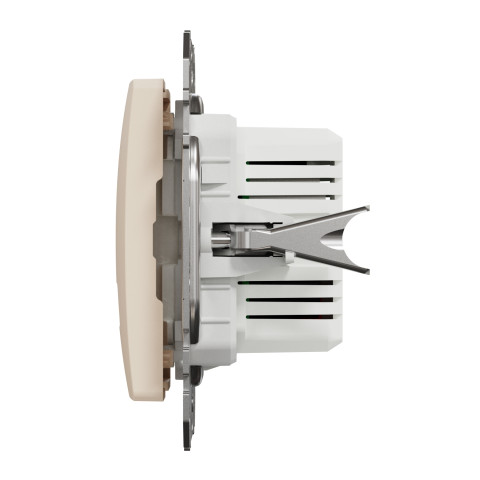 Розетка 1-местная с USB Type-A + Type-C 4А скрытая бежевая Schneider Electric Sedna Design