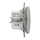 Розетка 1-місна з USB Type-A + Type-C 4А алюміній Schneider Electric Sedna Design
