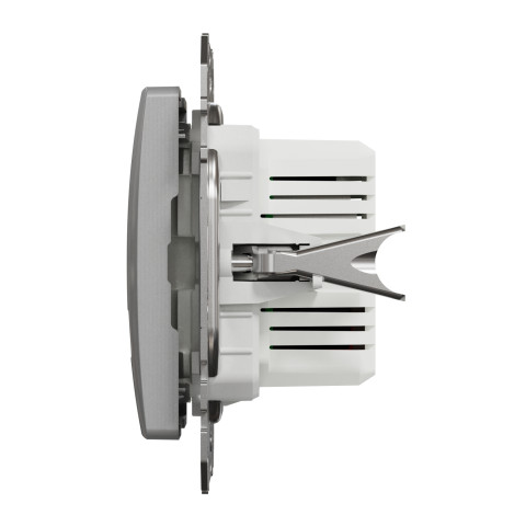 Розетка 1-місна з USB Type-A + Type-C 4А алюміній Schneider Electric Sedna Design