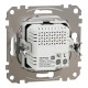 Розетка 1-местная с USB Type-A + Type-A 1А скрытая белая Schneider Electric Sedna Design