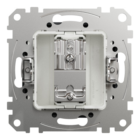 Розетка 1-местная оконечная TV скрытая чёрная Schneider Electric Sedna Design