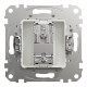 Розетка 1-местная оконечная TV скрытая белая Schneider Electric Sedna Design