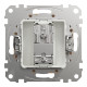 Розетка 1-местная оконечная TV скрытая бежевая Schneider Electric Sedna Design