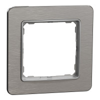Рамка 1-місна матовий алюміній Schneider Electric Sedna Elements