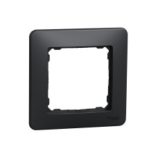 Рамка 1-местная чёрная Schneider Electric Sedna Design, SDD314801