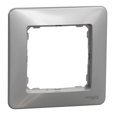 Рамка 1-місна алюміній Schneider Electric Sedna Design, SDD313801