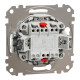 Вимикач 1-клавішний перехресний з підсвічуванням білий Schneider Electric Sedna Design