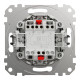 Вимикач 1-клавішний перехресний з підсвічуванням білий Schneider Electric Sedna Design