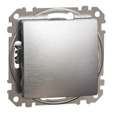 Выключатель проходной матовый алюминий Schneider Electric Sedna Elements, SDD170106