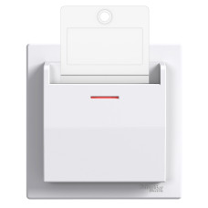 Выключатель карточный скрытый белый Schneider Electric Asfora