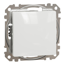 Кнопка 2-модульная скрытая белая Schneider Electric Sedna Design