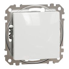 Выключатель 1-клавишный скрытый белый Schneider Electric Sedna Design