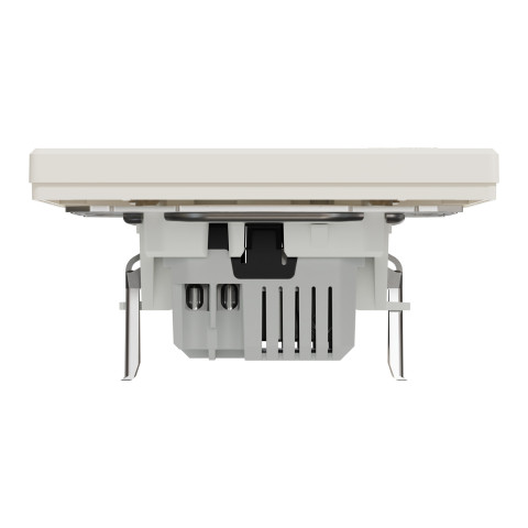 Розетка 2-местная с USB Type-A + Type-C 4А слоновая кость Schneider Electric Asfora