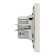 Розетка 2-местная с USB Type-A + Type-C 4А слоновая кость Schneider Electric Asfora