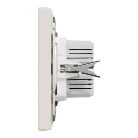 Розетка 2-местная с USB Type-A + Type-C 4А слоновая кость Schneider Electric Asfora