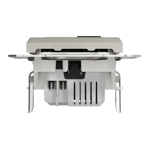 Розетка 2-местная с USB Type-A + Type-C 4А скрытая бронза Schneider Electric Asfora