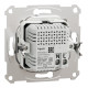 Розетка 2-местная с USB Type-A + Type-C 4А скрытая бронза Schneider Electric Asfora