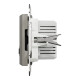 Розетка 2-местная с USB Type-A + Type-C 4А скрытая бронза Schneider Electric Asfora