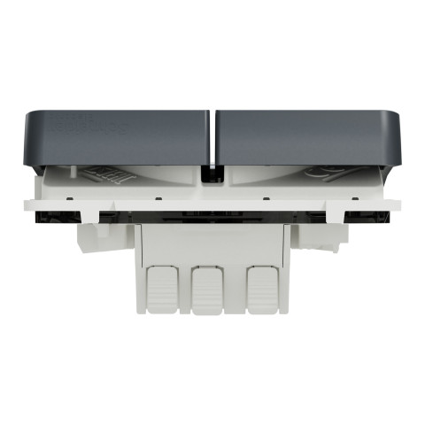 Механізм прохідного вимикача IP55 чорний Schneider Electric Mureva S, MUR35019