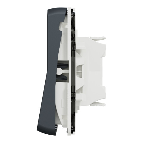 Механізм прохідного вимикача IP55 чорний Schneider Electric Mureva S, MUR35019