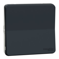 Выключатель 1-клавишный проходной 10А IP55 скрытый чёрный Schneider Electric Mureva S