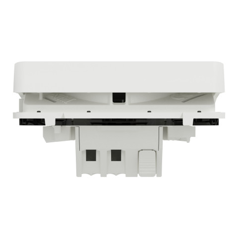 Вимикач 1-клавішний прохідний 10А IP55 прихований білий Schneider Electric Mureva S