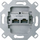 Механізм 2-місної розетки Cat.6 полярно-білий Schneider Electric Merten, MTN465706