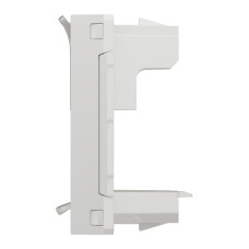 Лицьова панель розетки RJ-45 1-модульна біла Schneider Electric Unica New, NU941018