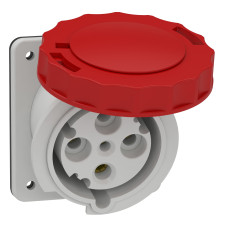 Розетка 3P+PE 63А 380В IP67 скрытая серая Schneider Electric Mureva, 81282