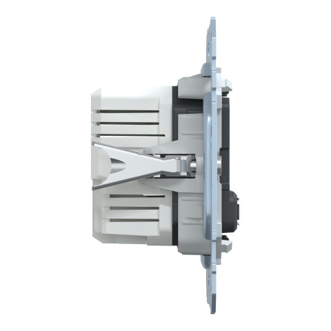Механизм розетки с USB 2,1А чёрный Schneider Electric Merten, MTN4366-0100