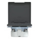 Розетка з заземленням IP44 антрацит Schneider Electric Merten D-Life, MTN2314-6034