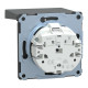 Розетка з заземленням IP44 антрацит Schneider Electric Merten D-Life, MTN2314-6034