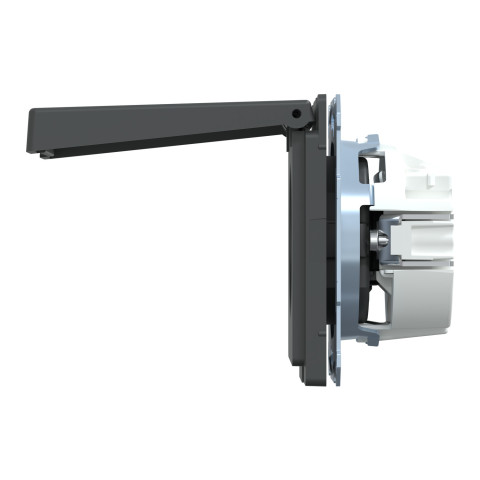 Розетка з заземленням IP44 антрацит Schneider Electric Merten D-Life, MTN2314-6034