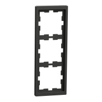 Рамка 3-местная антрацит Schneider Electric Merten D-Life, MTN4030-6534