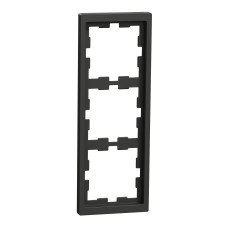 Рамка 3-місна антрацит Schneider Electric Merten D-Life, MTN4030-6534