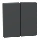 Клавіша 2-клавішного вимикача антрацит Schneider Electric Merten D-Life, MTN3400-6034