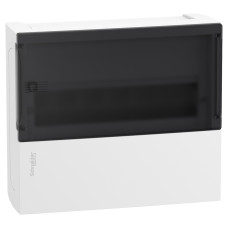 Щит навесной ЩРН-П 12 модулей IP40 дымчатые дверцы Schneider Electric Resi9
