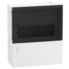 Щит навесной ЩРН-П 8 модулей IP40 дымчатые дверцы Schneider Electric Resi9
