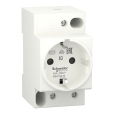 Розетка модульная 2P 16А IP20 немецкий стандарт Schneider Electric