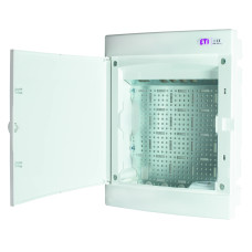 Щит встраиваемый 12 модулей IP40 белые дверцы мультимедийный ETI ECM24PO